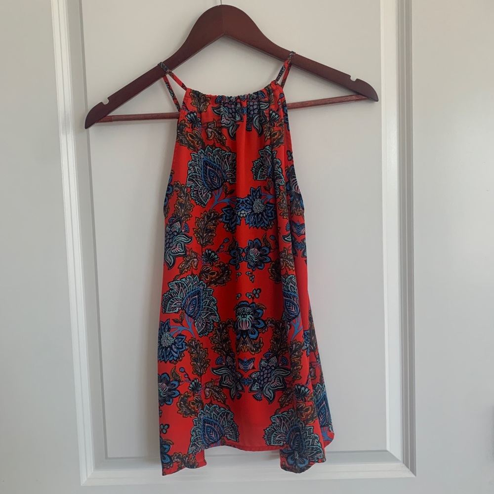 Red Boho Tank - Picture 6 of 7
